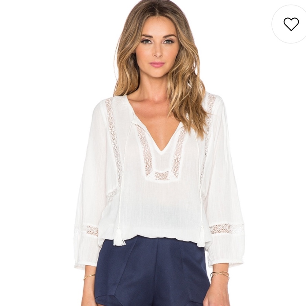 Joie Arcene Porcelain Cotton Top